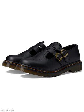 Vegan T-Bar Mary Jane Flat Shoe Synthetic Buckle Casual Party
